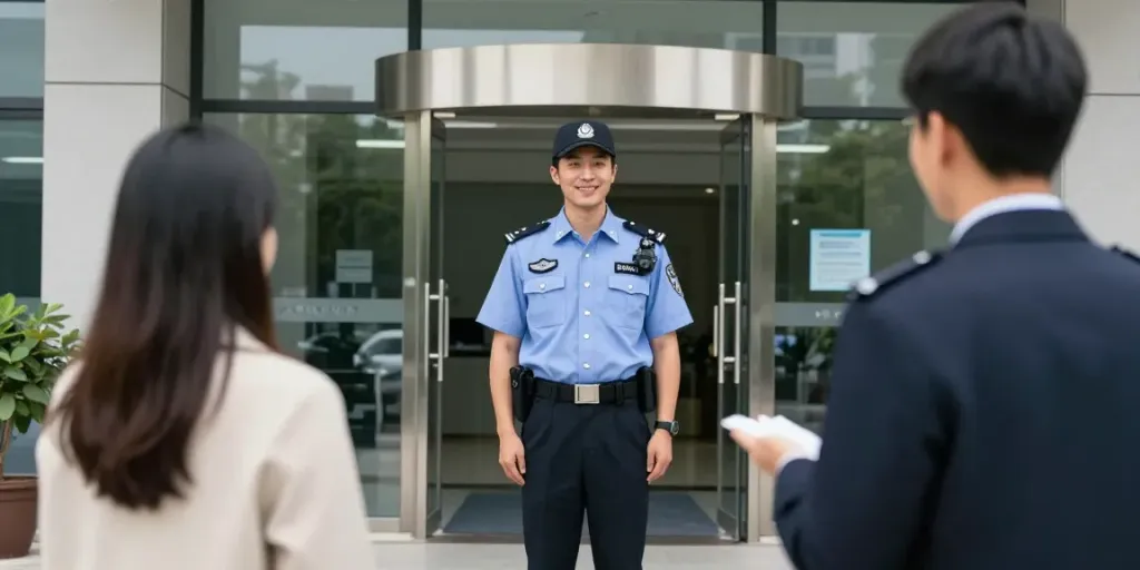 Security Company providing trusted professionals at local corporate entrances