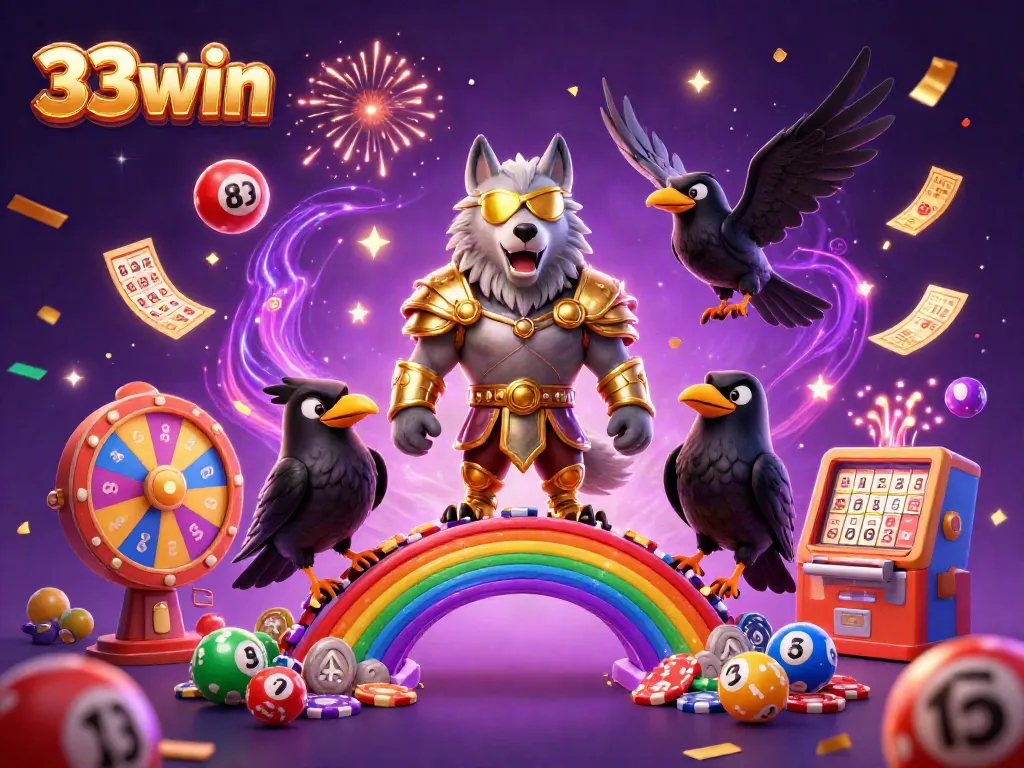 Experience 33win through a vibrant celebration of casino excitement with Odin and dynamic gaming elements.