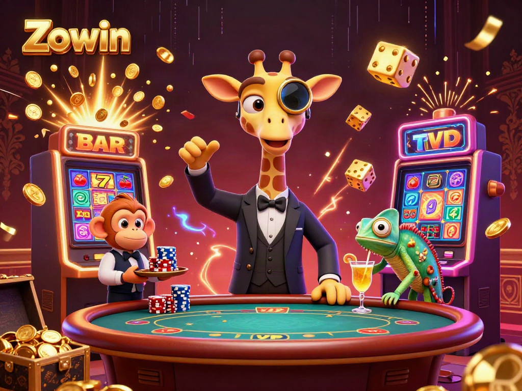 Zowin offers thrilling casino action with vibrant characters, explosive slot machines, and exciting games.
