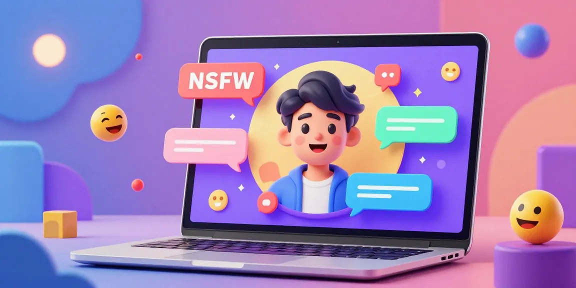 Engaging NSFW AI chat scene with dynamic character interactions, showcasing playful elements and interactive digital graphics.
