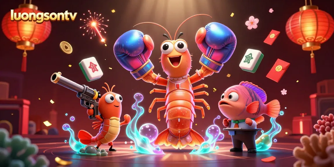 Experience thrilling sports betting excitement with luongsontv's vibrant 3D illustration showcasing lively characters.