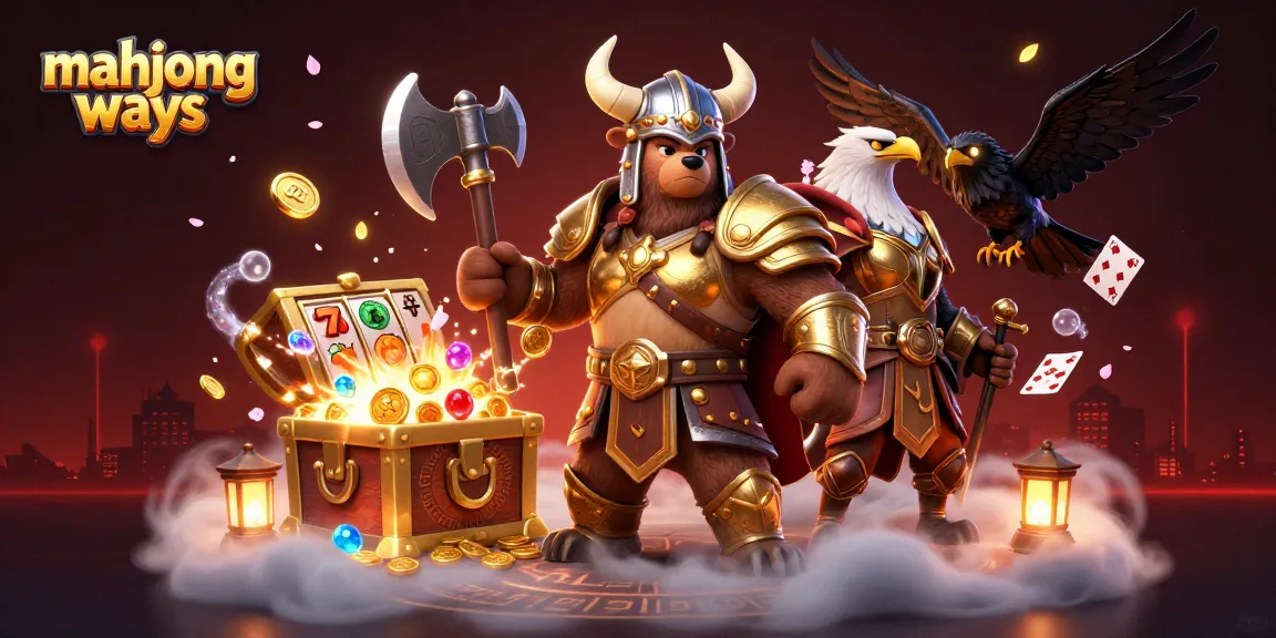 Experience the thrill of mahjong ways with jackpot symbols and vibrant casino elements.
